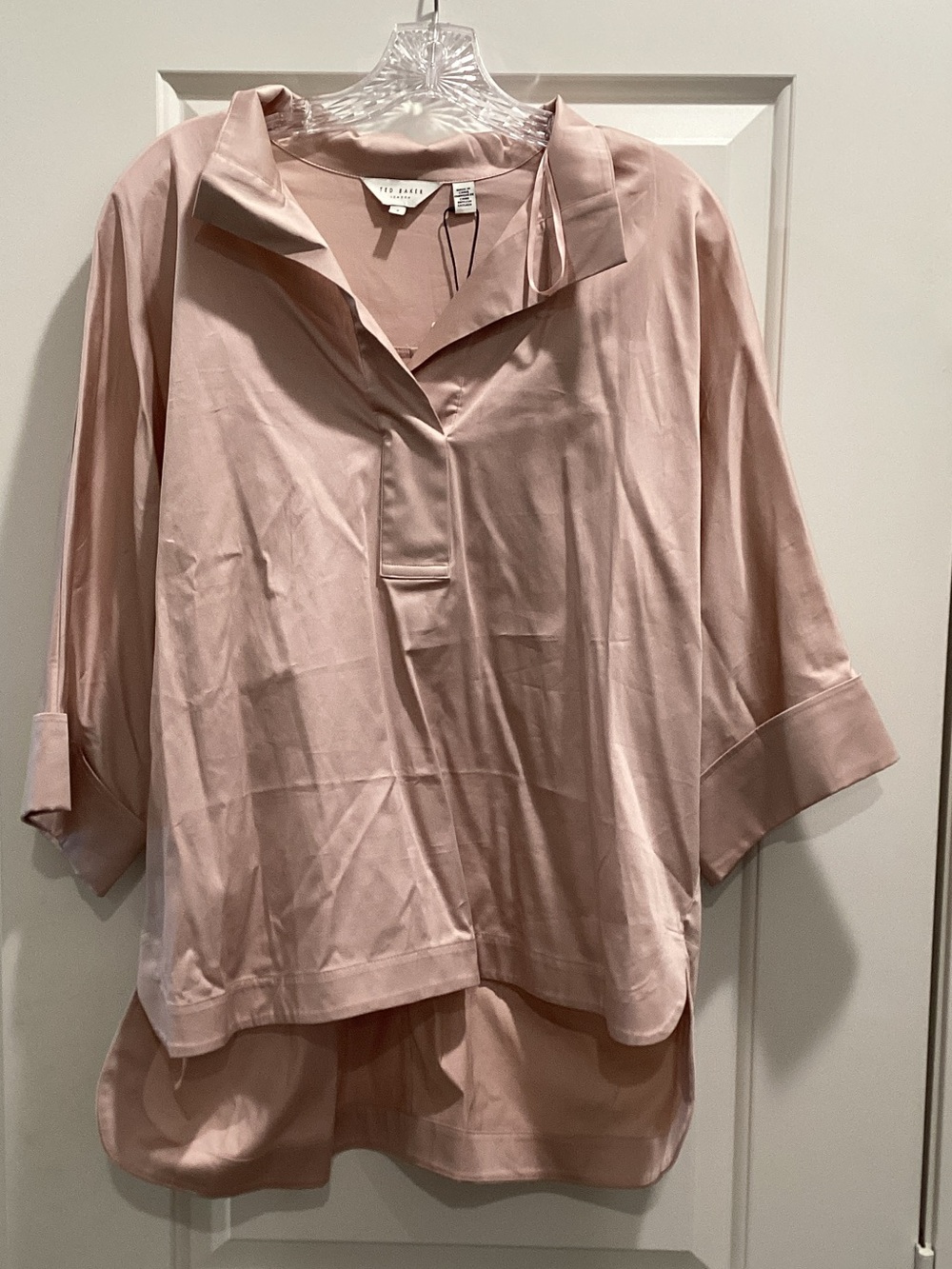 Ted Baker London Blush Pink V-Neck Relaxed Tunic